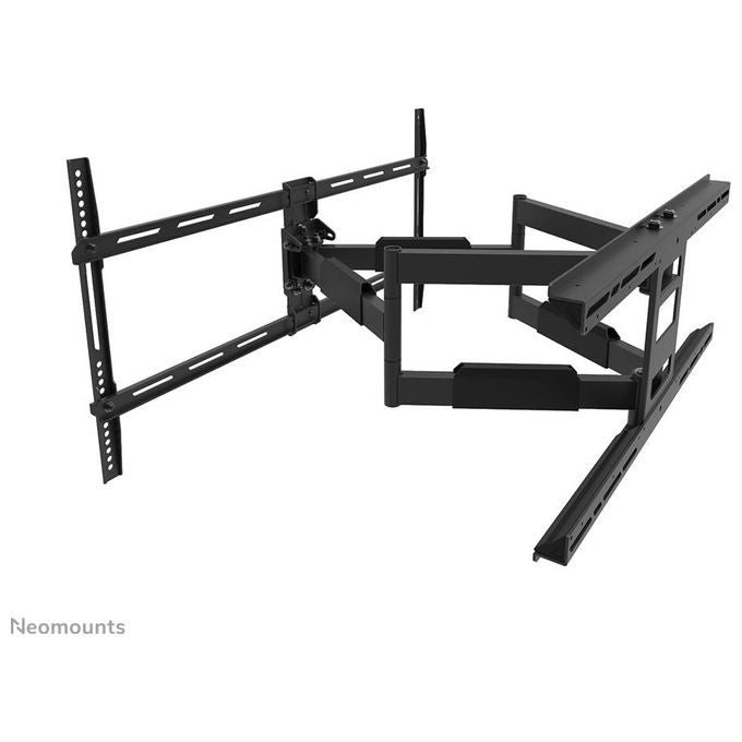 Neomounts WL40-550BL18 Supporto TV a parete Full Motion per schermi 43-75'' con regolazione inclinazione e rotazione fino a 54° e gestione cavi integrata colore Nero