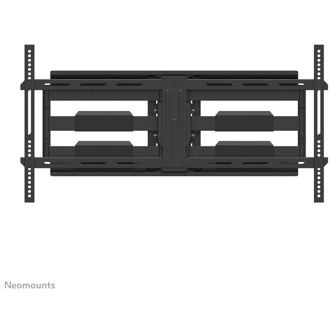 Neomounts WL40-550BL18 Supporto TV a parete Full Motion per schermi 43-75'' con regolazione inclinazione e rotazione fino a 54° e gestione cavi integrata colore Nero