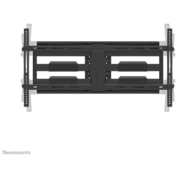 Neomounts WL40-550BL18 Supporto TV a parete Full Motion per schermi 43-75'' con regolazione inclinazione e rotazione fino a 54° e gestione cavi integrata colore Nero