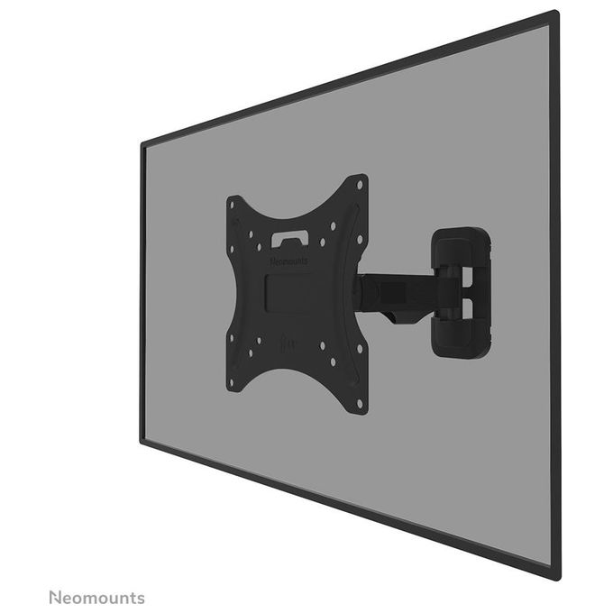 Neomounts WL40-540BL12 Supporto TV a parete Movimento completo Schermi 32-55'' VESA 100x100-200x200 Inclinazione -2°-+12° Rotazione 30° colore Nero