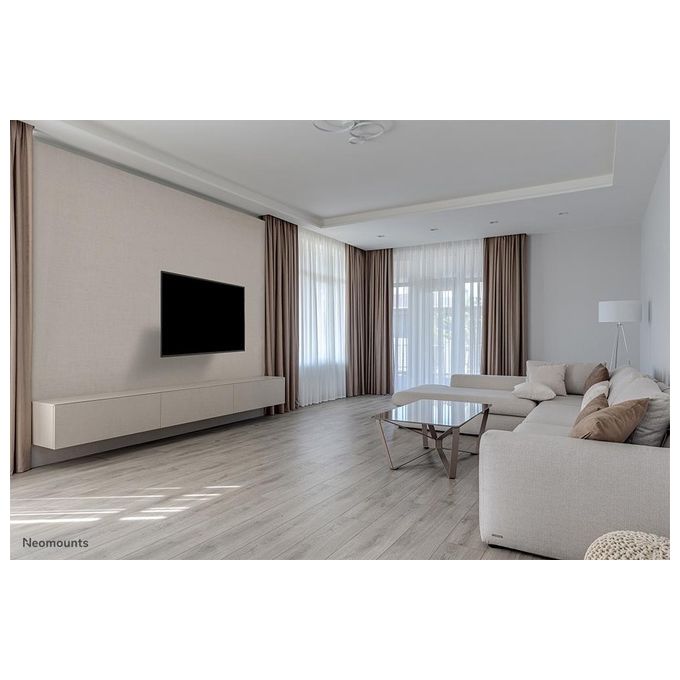 Neomounts WL40-540BL12 Supporto TV a parete Movimento completo Schermi 32-55'' VESA 100x100-200x200 Inclinazione -2°-+12° Rotazione 30° colore Nero