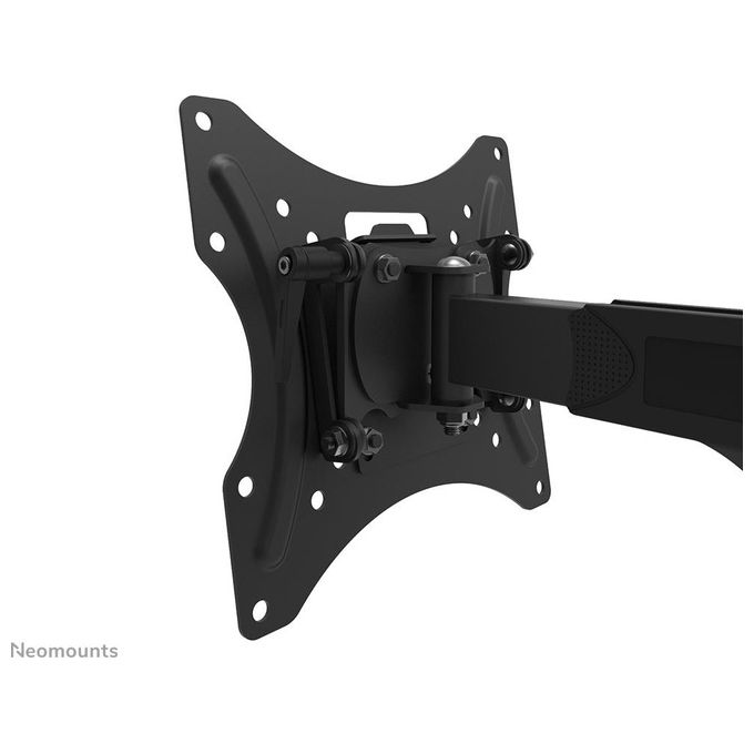 Neomounts WL40-540BL12 Supporto TV a parete Movimento completo Schermi 32-55'' VESA 100x100-200x200 Inclinazione -2°-+12° Rotazione 30° colore Nero