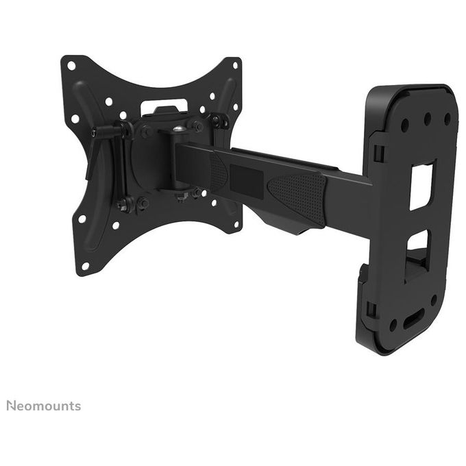 Neomounts WL40-540BL12 Supporto TV a parete Movimento completo Schermi 32-55'' VESA 100x100-200x200 Inclinazione -2°-+12° Rotazione 30° colore Nero