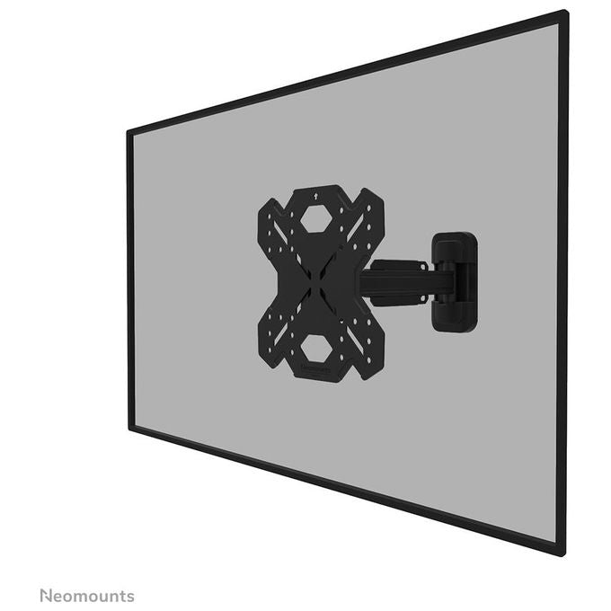 Neomounts by Newstar WL40S-840BL12 Supporto a Parete Full Motion per Schermi 32-55'' VESA 100x100-200x200 Inclinabile e Girevole con Gestione Cavi colore Nero