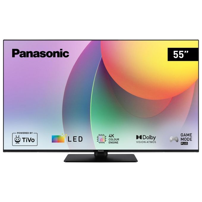 Panasonic TB-55W60AEZ Serie W60 Smart TV LED 4K Ultra HD 55'' TiVo Dolby Vision Dolby Atmos Game Mode colore Nero