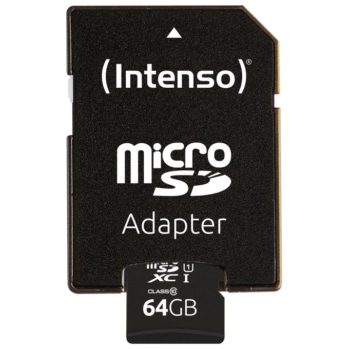 Intenso Microsdxc card 64Gb Premium Class 10 Uhs-i