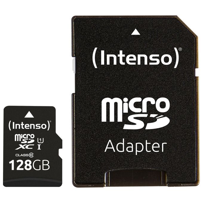Intenso MicroSDXC con Adattatore 128Gb Uhs-I Classe 10