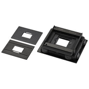 Novoflex MS-FILMCOP Duplicatore di Diapositive e Negativi per MS-MACRO-REPRO con Maschere 5x5 cm e 24x36 mm colore Nero