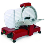 RGV VINTAGE 250 Affettatrice Elettrica Lama 25 cm 140 W Lama Acciaio Inox Affilatoio Fisso colore Rosso