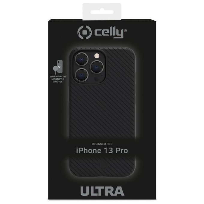 Celly Ultramag Cover per iPhone 12-12 Pro Nero
