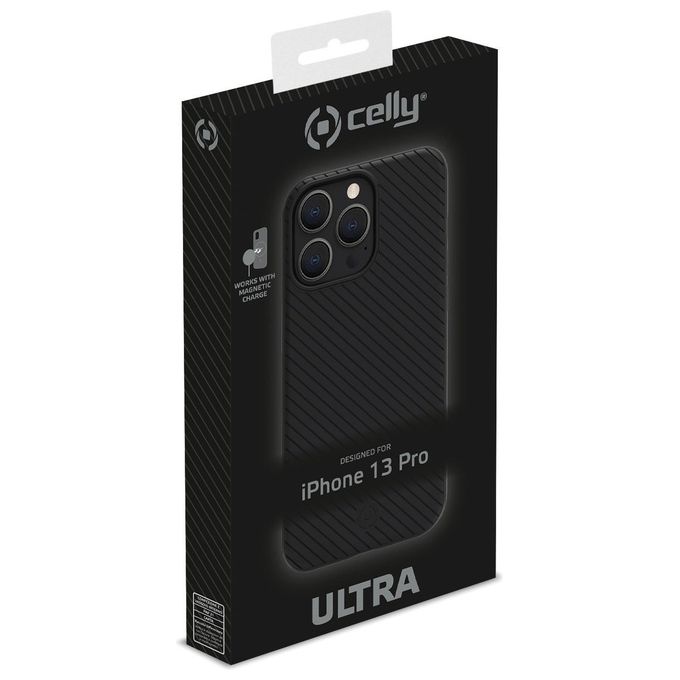 Celly Ultramag Cover per iPhone 13 Pro Nero