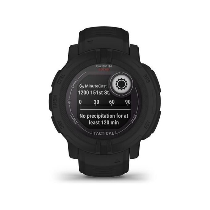 Garmin 010-02627-03 Instinct 2 Solar Tactical Edition Smartwatch GPS 45mm 0.9'' MIP ANT+ NFC Bluetooth colore Nero