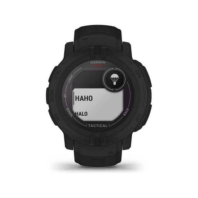 Garmin 010-02627-03 Instinct 2 Solar Tactical Edition Smartwatch GPS 45mm 0.9'' MIP ANT+ NFC Bluetooth colore Nero