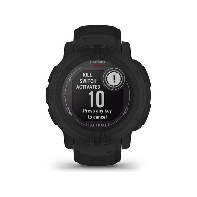 Garmin 010-02627-03 Instinct 2 Solar Tactical Edition Smartwatch GPS 45mm 0.9'' MIP ANT+ NFC Bluetooth colore Nero