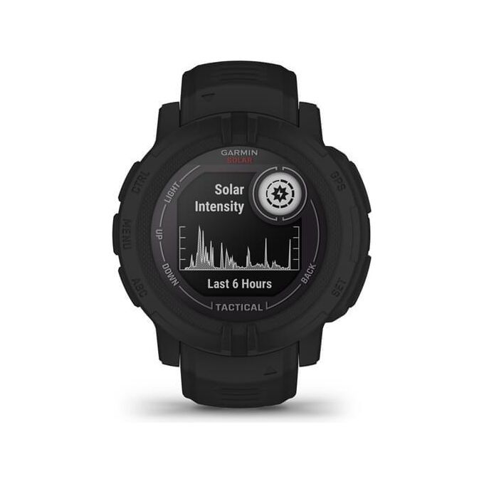 Garmin 010-02627-03 Instinct 2 Solar Tactical Edition Smartwatch GPS 45mm 0.9'' MIP ANT+ NFC Bluetooth colore Nero