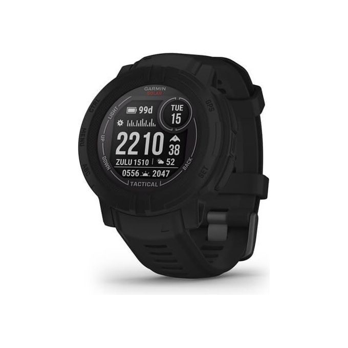 Garmin 010-02627-03 Instinct 2 Solar Tactical Edition Smartwatch GPS 45mm 0.9'' MIP ANT+ NFC Bluetooth colore Nero