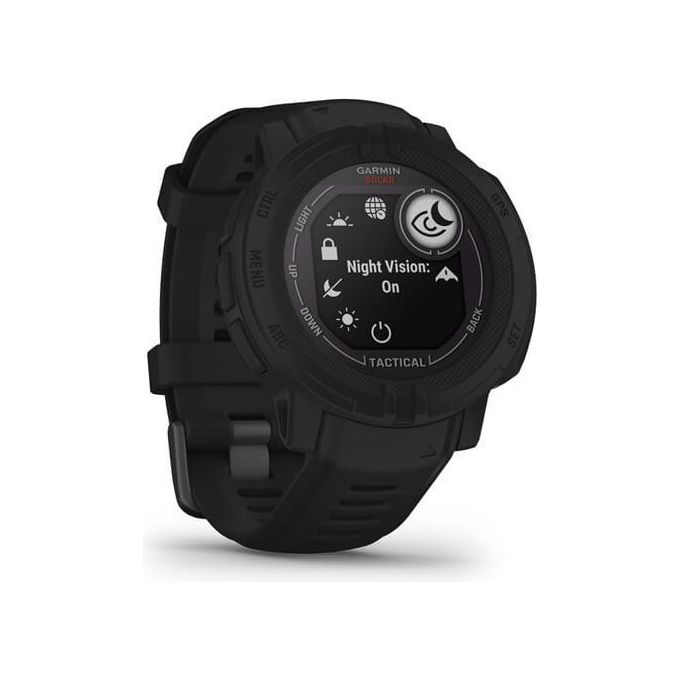 Garmin 010-02627-03 Instinct 2 Solar Tactical Edition Smartwatch GPS 45mm 0.9'' MIP ANT+ NFC Bluetooth colore Nero