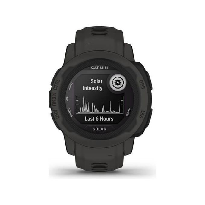 Garmin 010-02564-00 Instinct 2S Solar Smartwatch Rugged Design Ricarica Solare Autonomia 51 Giorni GPS Cardio SpO2 Garmin Pay Connect IQ colore Grigio Ardesia