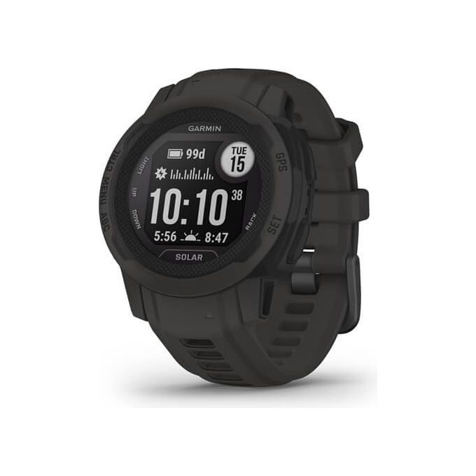 Garmin 010-02564-00 Instinct 2S Solar Smartwatch Rugged Design Ricarica Solare Autonomia 51 Giorni GPS Cardio SpO2 Garmin Pay Connect IQ colore Grigio Ardesia