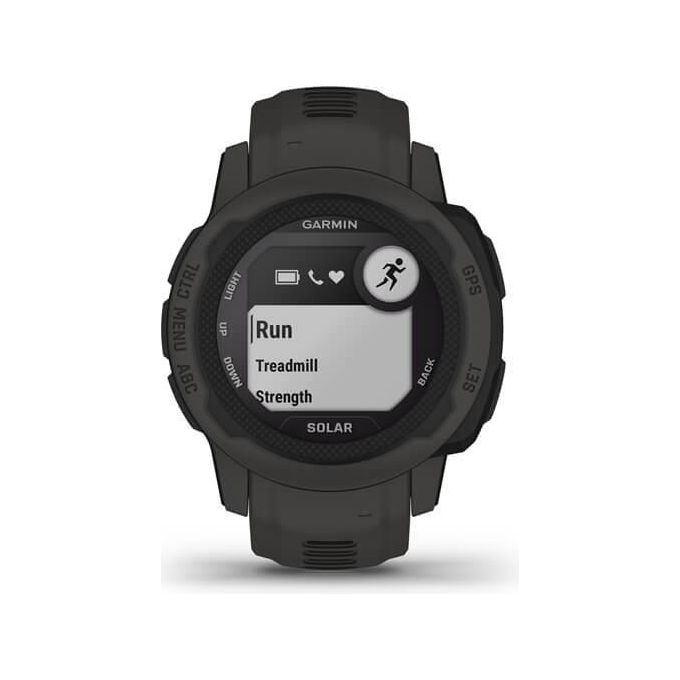 Garmin 010-02564-00 Instinct 2S Solar Smartwatch Rugged Design Ricarica Solare Autonomia 51 Giorni GPS Cardio SpO2 Garmin Pay Connect IQ colore Grigio Ardesia