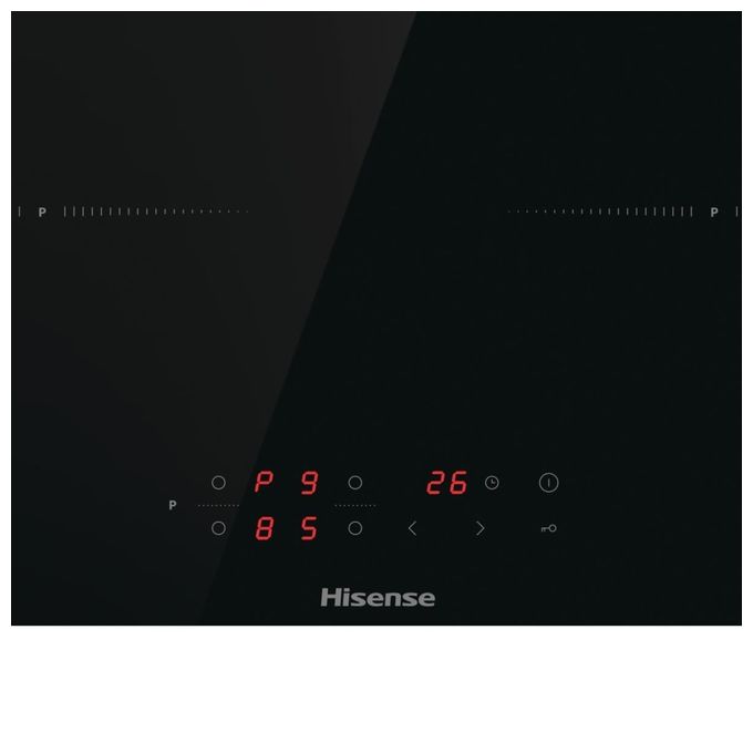 Hisense HI6401BSCE Piano cottura Induzione 59 cm 4 zone Touch Control Booster Timer colore Nero