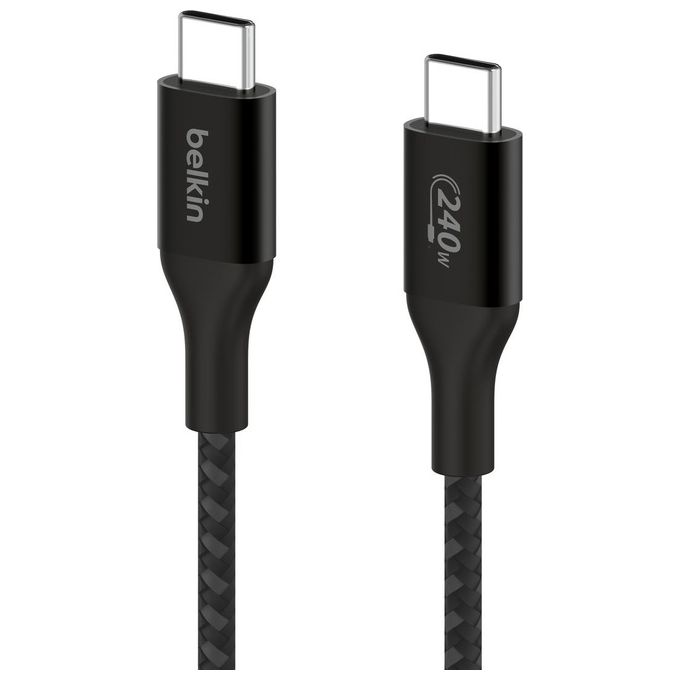Belkin BOOST CHARGE 240W Nero USB-C-USB-C Cavo 1mt