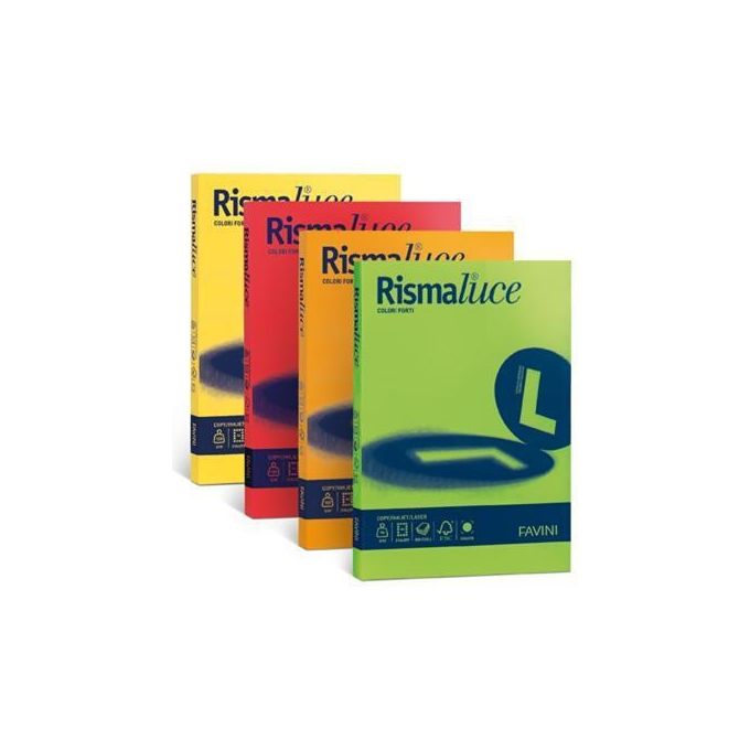 Cartotecnica Favini Rismaluce140 Mix 6 Colori Forti
