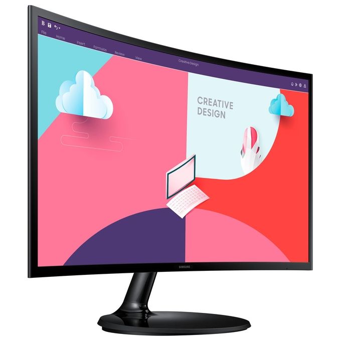 Samsung LS27C364EAUXEN S27C364EAU Monitor PC 27'' Full HD 1920x1080 VA Curvo 1800R 75Hz AMD FreeSync colore Nero