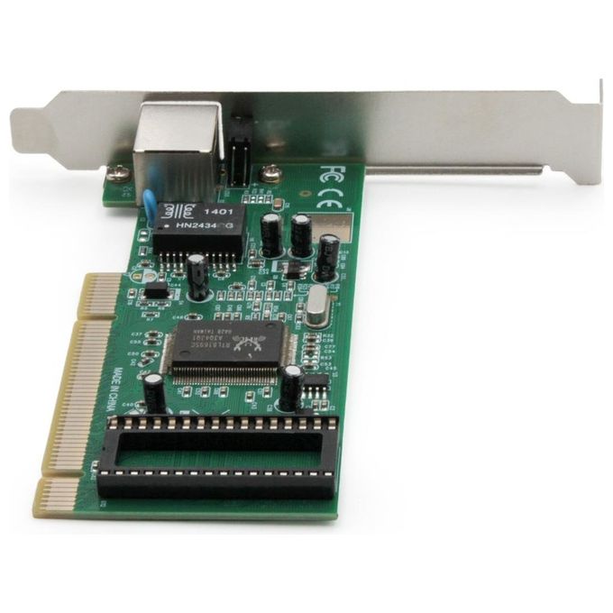 Digitus Scheda Aggiuntiva Di Rete Gigabit Pci 10-100-1000 32 Bit Con Bracket Aggiuntivo Low Profile