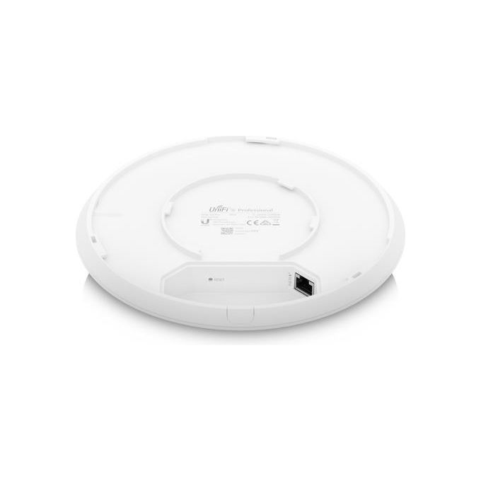 Ubiquiti U6-PRO Access Point Wi-Fi 6 Dual Band 4800 Mbit-s MU-MIMO PoE+ IP54 colore Bianco