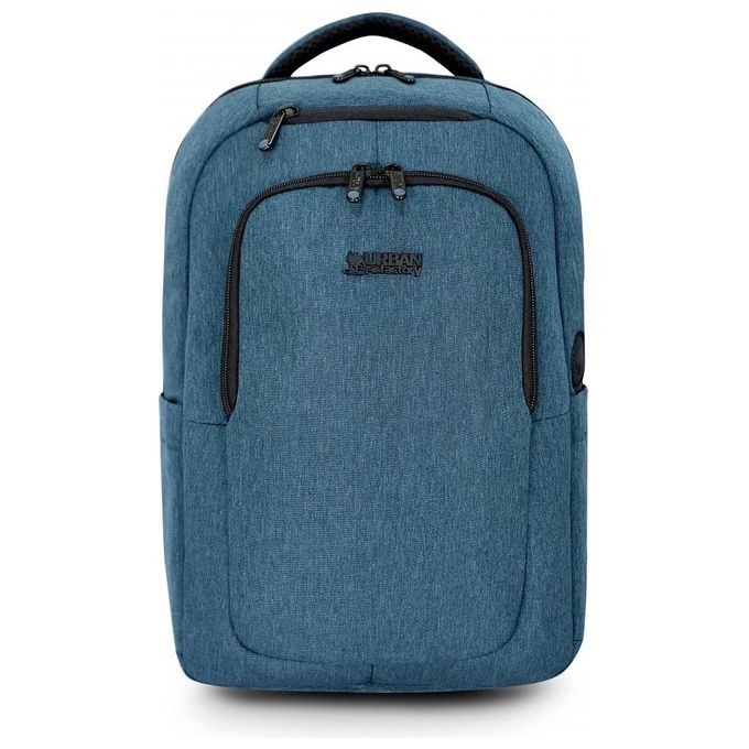 Urban Factory ECB25UF Cyclee City Edition Zaino per Notebook 15.6'' in RPET riciclato con scomparto tablet colore Blu