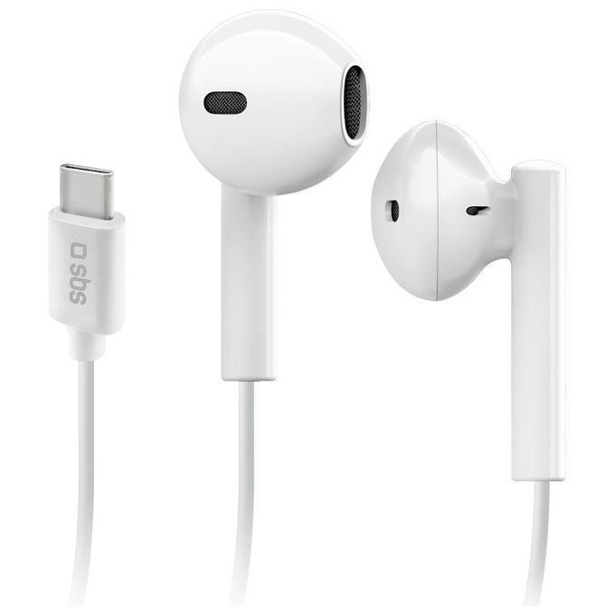 Sbs Studio Mix 65c Auricolari Semi In-Ear a Filo con Connettore Usb-C