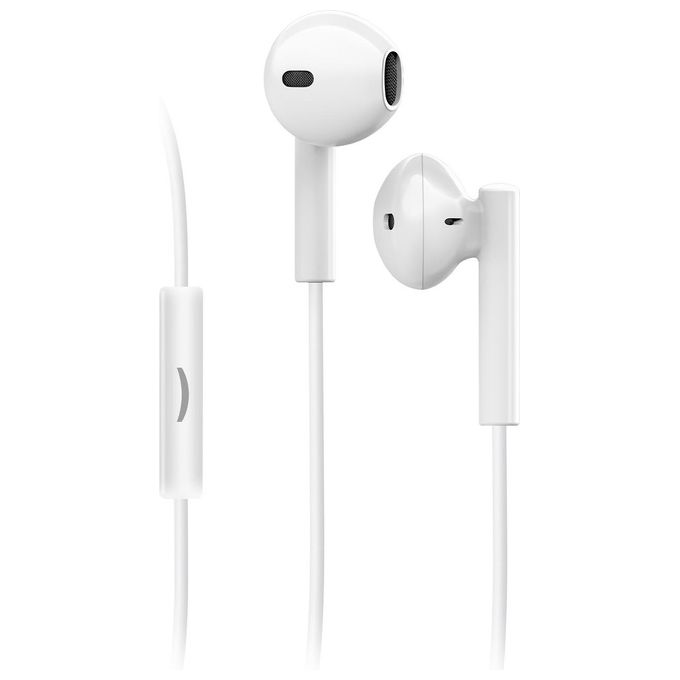 Sbs Auricolari Filo Stereo Studio Mix 65 Bianco