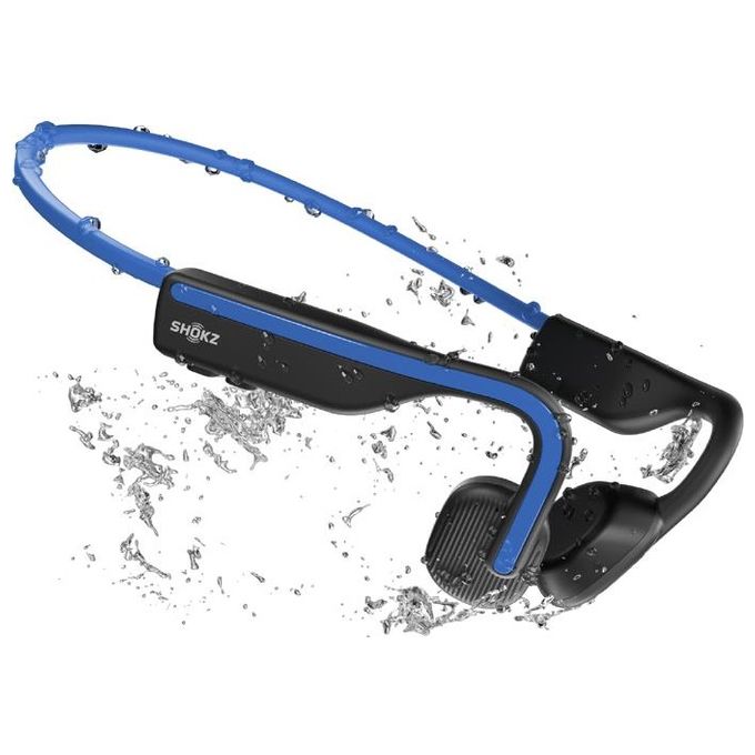 Shokz S661BL OpenMove Cuffie Wireless Conduzione Ossea Bluetooth 5.1 IP55 6h Autonomia colore Blu