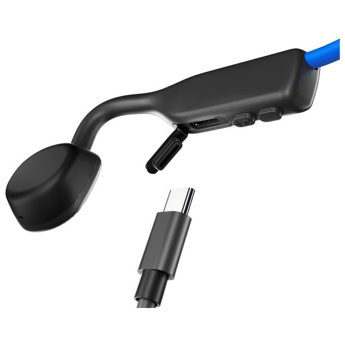 Shokz S661BL OpenMove Cuffie Wireless Conduzione Ossea Bluetooth 5.1 IP55 6h Autonomia colore Blu