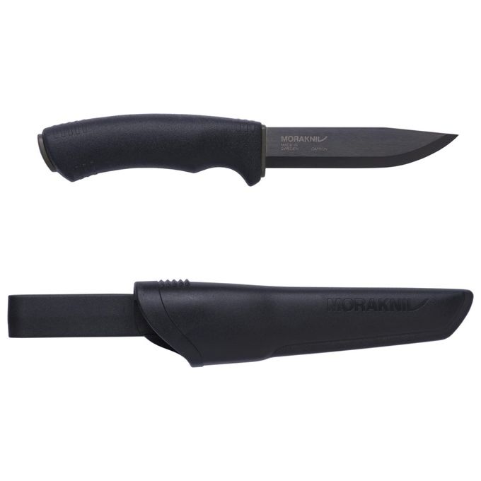 Morakniv Bushcraft Outdoor Knife Black Blade