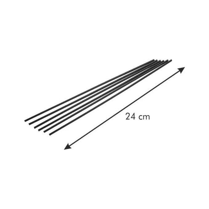 Tescoma Bastoncini Diffusori Neri 6 Pezzi Fancy