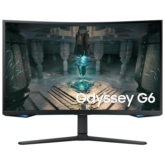 Samsung LS32BG650EUXEN Odyssey G6 Monitor Gaming Curvo 32'' QHD 2560x1440 240Hz 1ms HDR600 FreeSync Premium Pro colore Nero