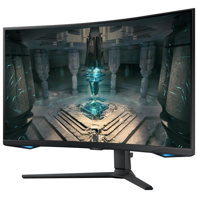 Samsung LS32BG650EUXEN Odyssey G6 Monitor Gaming Curvo 32'' QHD 2560x1440 240Hz 1ms HDR600 FreeSync Premium Pro colore Nero