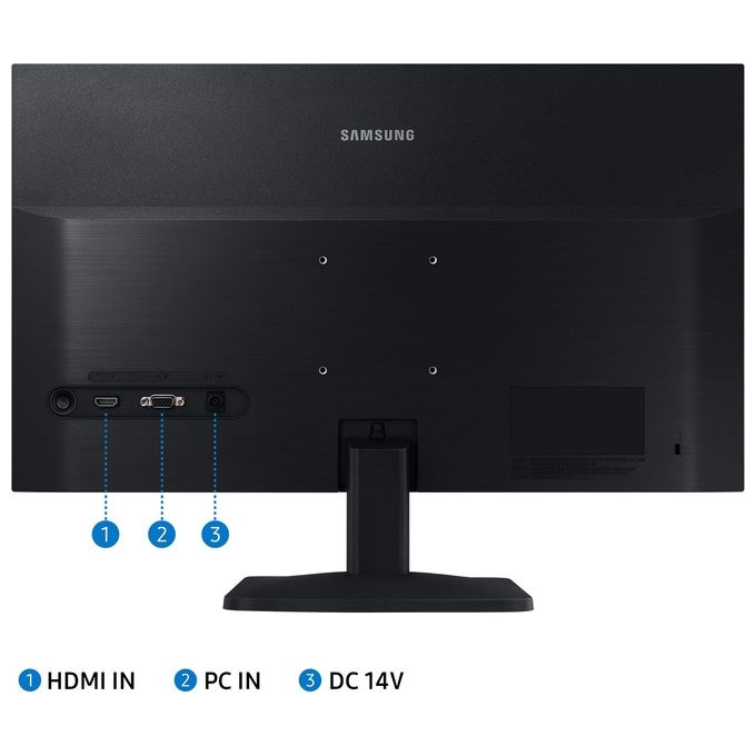 Samsung LS24A336NHUXEN S33A Monitor PC 24'' Full HD LED VA 1920x1080 5ms HDMI VGA colore Nero