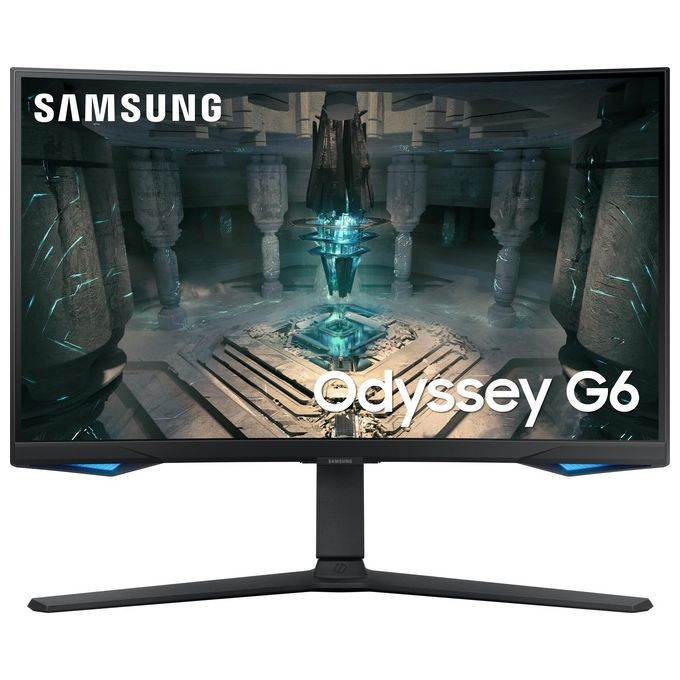 Samsung LS27BG650EUXEN Odyssey G6 Monitor Gaming 27'' QHD 240 Hz FreeSync Premium Pro HDR600 Curvo 1000R colore Nero