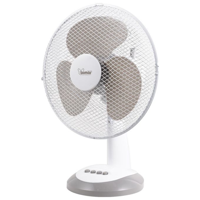 Bimar Ventilatore da Tavolo 30 cm con Selettore 3 Velocita' per Una Freschezza Personalizzabile e Silenziosa