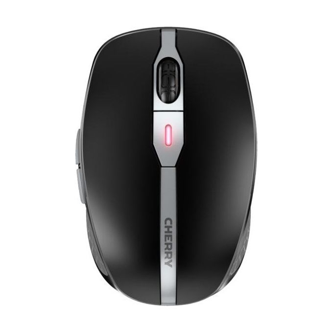CHERRY JW-9100-2 Mouse Wireless Ricaricabile con Connessione Bluetooth e 2.4 GHz RF Risoluzione fino a 2400 DPI 6 Tasti Custodia Inclusa colore Nero