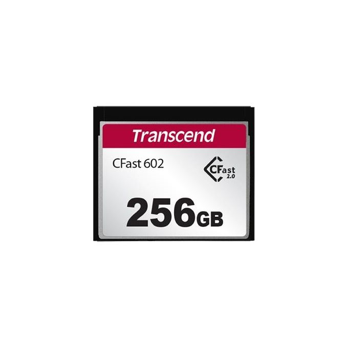 Transcend 700779 CFX602 Scheda CFast 8GB SATA III MLC Industriale con ECC e DevSleep colore Nero