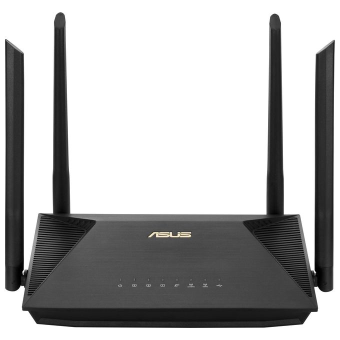 Asus RT-AX1800U Router Wireless Dual-band Wi-Fi 6 802.11ax Gigabit Ethernet MU-MIMO VPN colore Nero