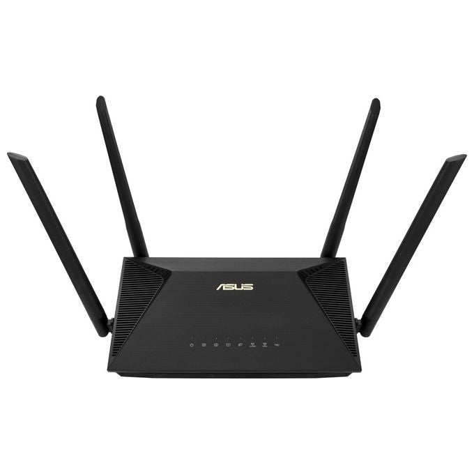 Asus RT-AX1800U Router Wireless Dual-band Wi-Fi 6 802.11ax Gigabit Ethernet MU-MIMO VPN colore Nero