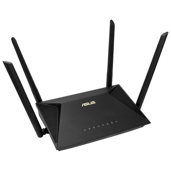 Asus RT-AX1800U Router Wireless Dual-band Wi-Fi 6 802.11ax Gigabit Ethernet MU-MIMO VPN colore Nero