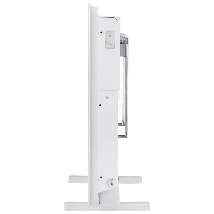 Argo 191061058 Fancy Termoconvettore Elettrico a Convezione 1400W IP24 Timer 12h Vetro Temperato colore Bianco