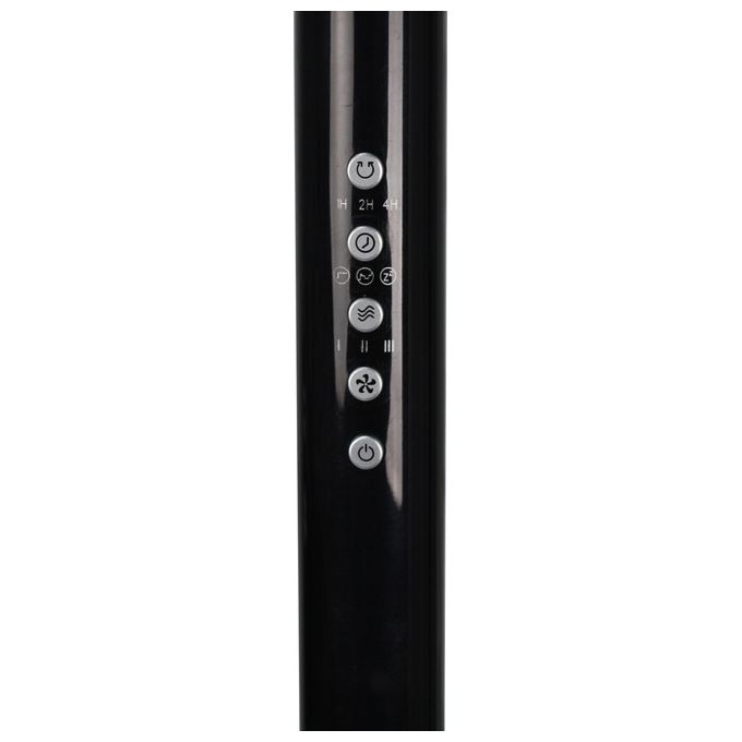 Argoclima STANDY EVO Ventilatore a Piantana 40 cm 5 pale 3 velocita' 55 W telecomando timer oscillazione colore Nero