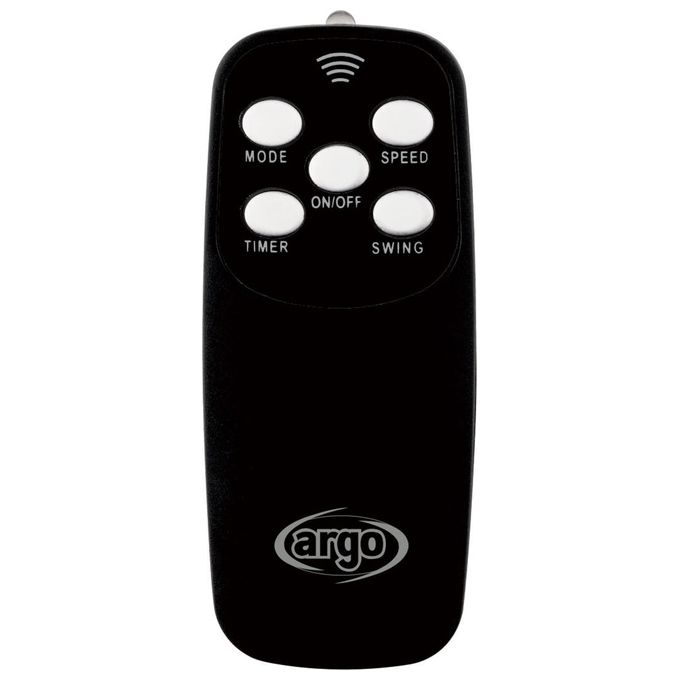 Argo TABLO EVO Ventilatore da Tavolo 5 Pale 40 cm 3 Velocita' Telecomando Timer 7 h colore Nero